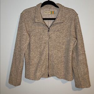 True Grit Sherpa Fleece Zip Up Sweater